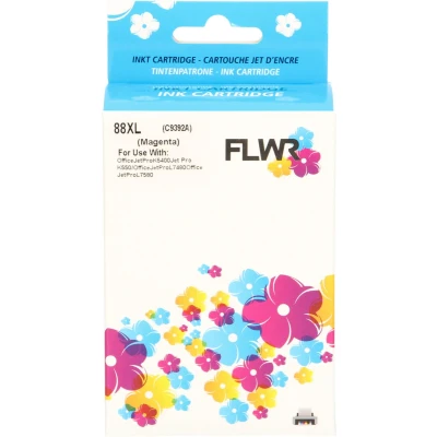Afbeelding van FLWR Inktcartridge / 88XL Magenta Geschikt voor HP