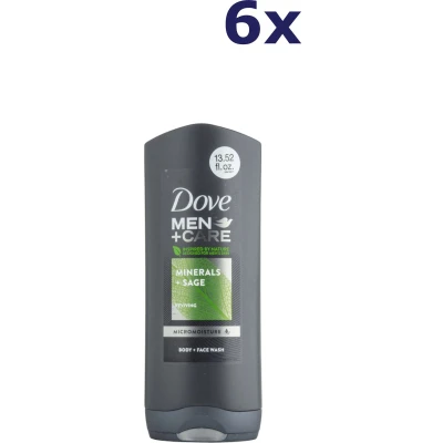 Afbeelding van 6er Pack DOVE Douchegel Men+Care &quot;Elements Minerals + Sage&quot; 250ml
