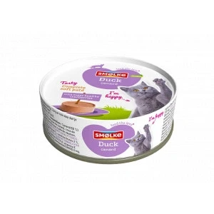 Afbeelding van 24x Smolke Kattenvoer Soft Paté Eend 80 gr