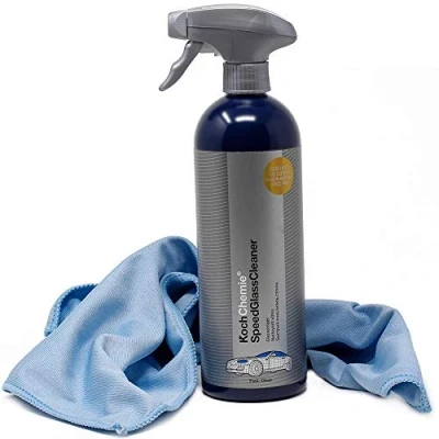 Afbeelding van Detailmate glas reinigingsset: Koch Chemie Speed Glass Cleaner glasreiniger 750 ml + hoogwaardig microvezel reinigingsdoek 40cm x 48cm