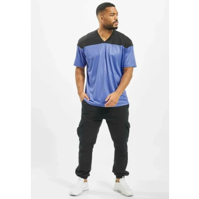 Afbeelding van DEF Pitcher Tshirt print, Heren, Maat: Large, Blue