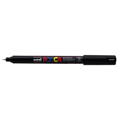 Afbeelding van Verfstift Posca PC1MR EF zwart