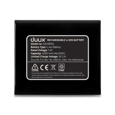 Afbeelding van Dock &amp; Accu voor Duux Whisper Flex (Ultimate) DXCFBP02 6300mAh 12 uur gebruikstijd