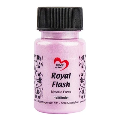 Afbeelding van Royal Flash, acrylverf, metallic, met fijnste glitterdeeltjes, 50 ml (lichtsering)