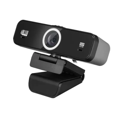 Afbeelding van Adesso CyberTrack K1 webcam 2,1 MP 1920 x 1080 Pixels USB 2.0 Zwart
