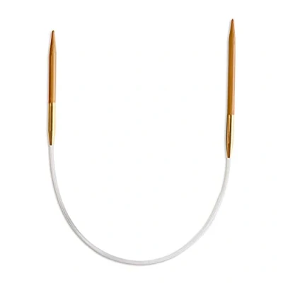 Afbeelding van Seeknit KA06092 Rondbreinaalden, bamboe, bruin, 23 cm x 6 mm