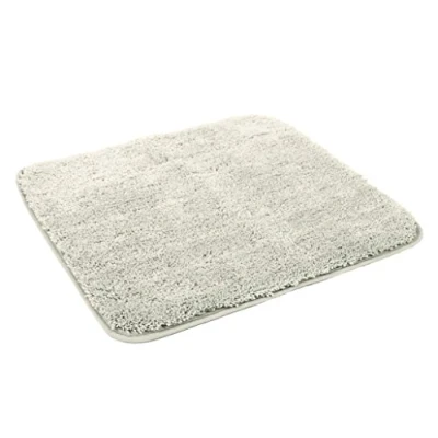 Afbeelding van Kinzler J 10003/30 zilveren badmat, microvezel, 50x55 cm zonder uitsparing