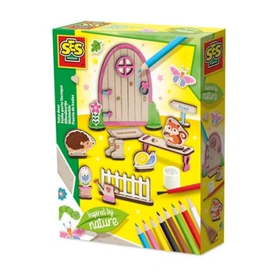 Afbeelding van SES Creative 14038 Deur van Feeën Geïnspireerd door de Natuur Creatieve Knutselset voor Kinderen vanaf 5 Jaar Inclusief alles wat nodig is creatief spel Perfect magie liefhebbers