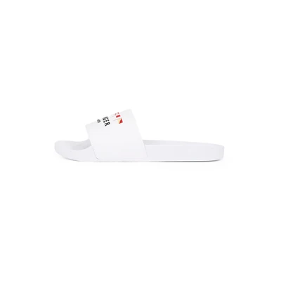 Afbeelding van Tommy Hilfiger Badslippers, Heren, Maat: 41, White Kunststof