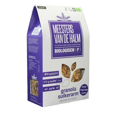 Afbeelding van De Halm Granola Suikerarm Biologisch 350GR