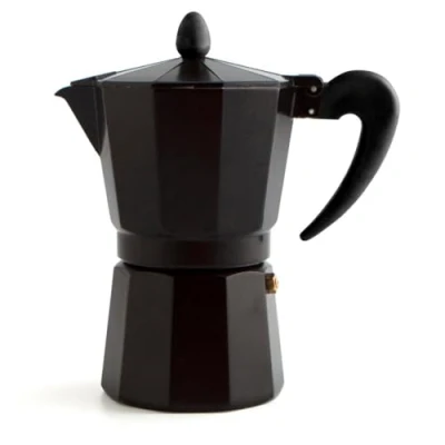 Afbeelding van Italiaanse Koffiepot Quid Metaal Bakeliet 9 bekers