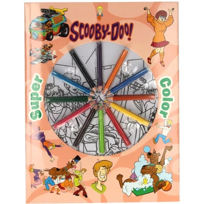 Afbeelding van Boek Specials Nederland BV Super Color Kleurboek Scooby Doo met Potloden