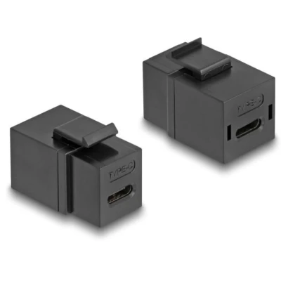 Afbeelding van Delock Keystone Modul USB 2.0 Type C™ Buchse zu schwarz HQ