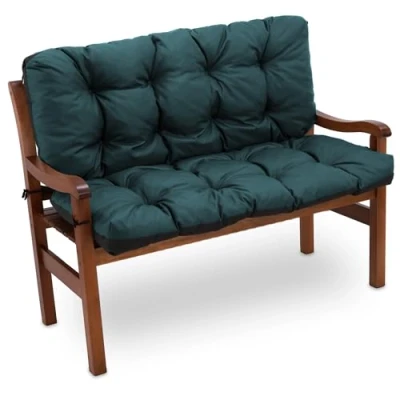 Afbeelding van Tuinbankkussens 100 X 120 cm comfortabele zit en rugkussens, ideaal voor buiten binnen, weerbestendige kussens tuinbanken Groente