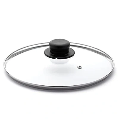 Afbeelding van Zanetti Glazen deksel met knop voor potten en pannen, diameter 36 cm