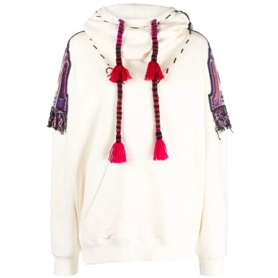 Afbeelding van Hooded Sweatshirt with Embroidery Detail and Front Pocket Wo
