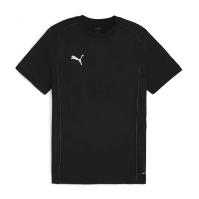 Afbeelding van Puma Casuals Sport Tshirt, Heren, Maat: Small, Schwarzsilber