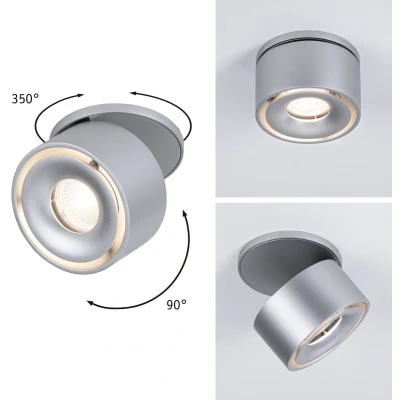 Afbeelding van Paulmann 93374 Spircle LED inbouwlamp vast ingebouwd 8 W Chroom (mat)
