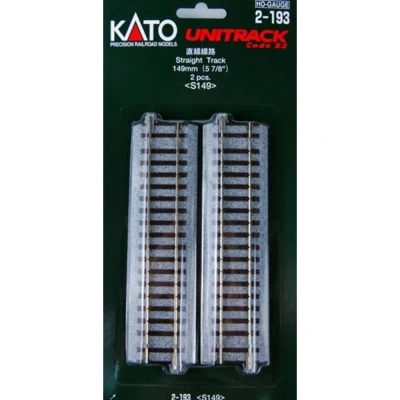 Afbeelding van H0 Kato Unitrack 2 193 Rechte rails 149 mm stuk(s)