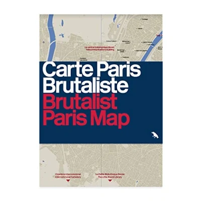 Afbeelding van Brutalist Paris Map
