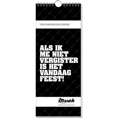 Afbeelding van Verjaardagskalender Interstat Mwah