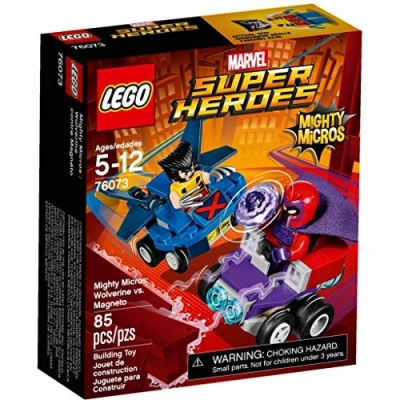 Afbeelding van LEGO 76073 &quot;Mighty Micros Wolverine vs Magneto bouwspeelgoed