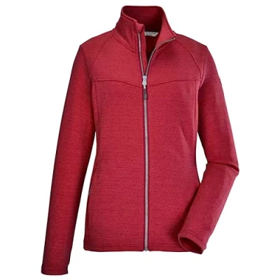 Afbeelding van killtec Dames Stretchjack met opstaande kraag/fleecejack KOS 102 WMN FLX JCKT, red, 34, 39176 000