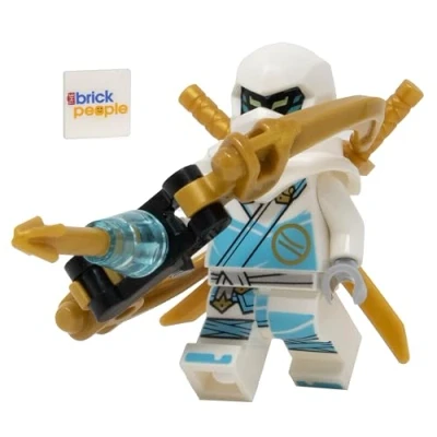Afbeelding van LEGO Ninjago Dragons Rising: Zane minifiguur met ijsboog