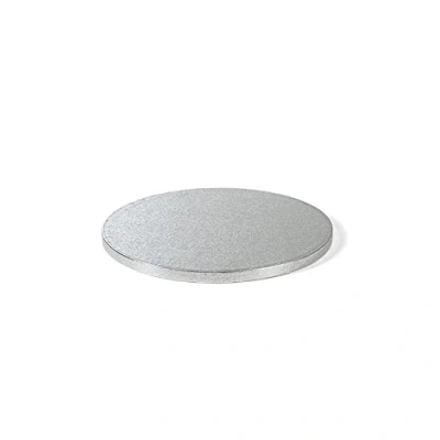 Afbeelding van Decora 931604 Sottotorta tondo cm 30, zilver/zwart