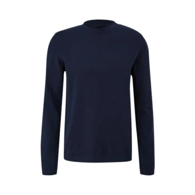 Afbeelding van Q/S by s.Oliver gemêleerde hoodie donkerblauw