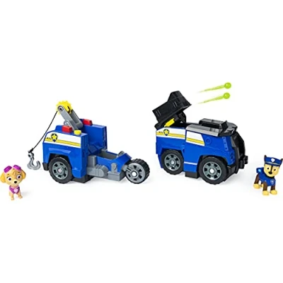 Afbeelding van PAW Patrol 6056033 Chases 2 in 1 Split Second Politiewagen met figuren