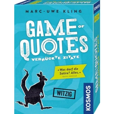 Afbeelding van Game of Quotes Verrückte Zitate: für 3 6 Spieler ab 12 Jahren