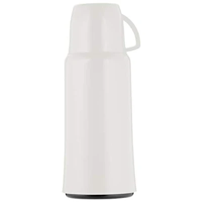 Afbeelding van Helios Elegance kunststof thermosfles 1,0 l wit