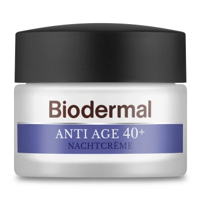 Afbeelding van Biodermal Anti Age 40+ Nachtcreme 50ml