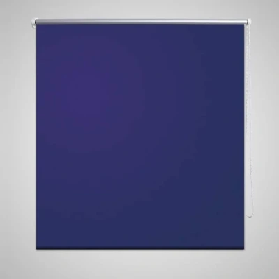 Afbeelding van Rolgordijn verduisterend 140 x 175 cm marineblauw