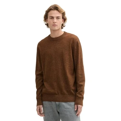 Afbeelding van Tom Tailor Trui Met Ronde Hals 1042509xx12 37084 Mannen Maat L
