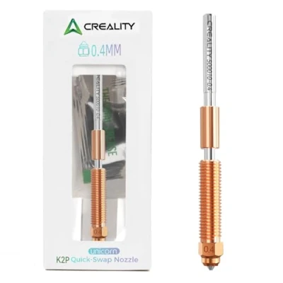 Afbeelding van Creality Officiële K2 Plus Spuitmond 0.4 mm, Quick Swap 3D printer Koperlegering en Gehard Stalen voor Combo/Creality Hi Combo(1 Stuk)