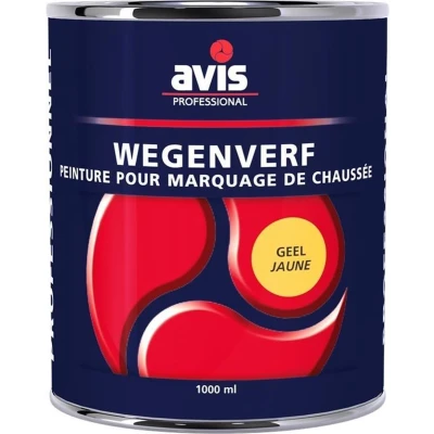 Afbeelding van Avis Wegenverf Geel 2,5 liter Overige