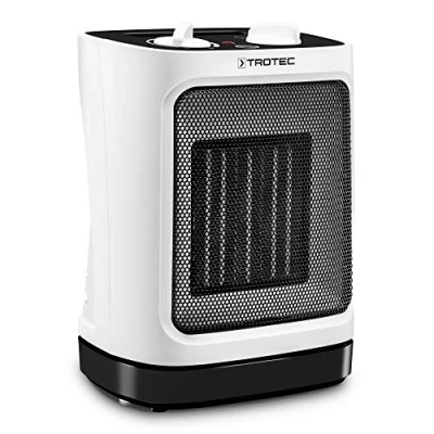 Afbeelding van TROTEC Keramische elektrische kachel TFC 17 E 2 warmtestanden tot 24m² oscillatie draaistand compact