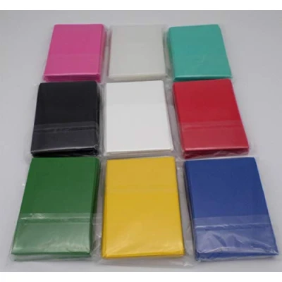 Afbeelding van Docsmagic.de 9 x 60 Mat Card Sleeves Small Size 62 89 Black Blue Green Red White Yellow Pink Mint Clear YGO CFV Mini
