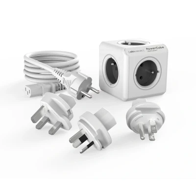 Afbeelding van Allocacoc PowerCube ReWirable + Plug 3 Stuks IEC Kabel (FR)