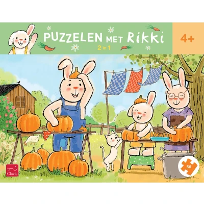 Afbeelding van Clavis Puzzelen met Rikki. 2+