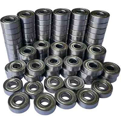 Afbeelding van Tonmp 608 ZZ kogellager dubbel metaal verzegelde afgeschermde miniatuur diepe groeflagers voor meubelwiel, skateboards, inline skates, scooters, rolschaatsen (8 mm x 22 7 mm) (100)
