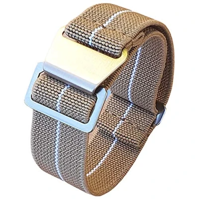 Afbeelding van Max French Marine Nationale Elastic Nylon Navy Divers Parachute Watch Straps 20mm 22mm Military Bands