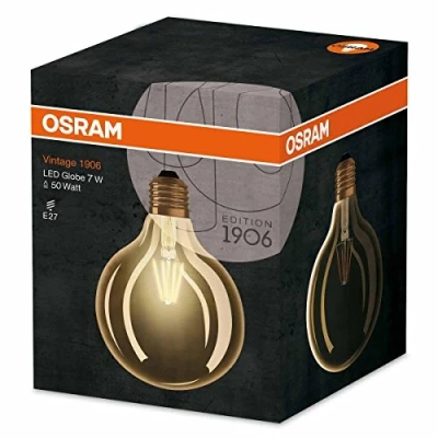 Afbeelding van Osram LED Filament E27 6.5W (52W) Warm Wit Licht Niet Dimbaar