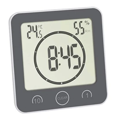 Afbeelding van TFA Dostmann Bad /Küchenuhr mit Timer Grijs Digitaal