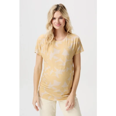 Afbeelding van Zwangerschaps T shirt Ilya Light Yellow M