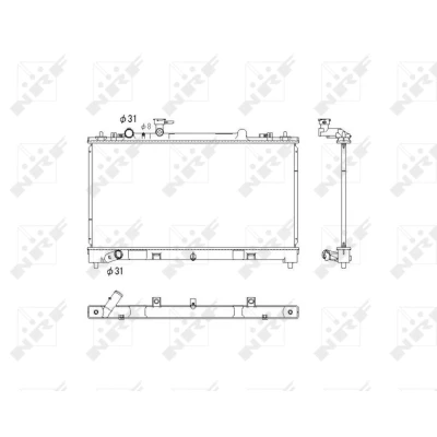 Afbeelding van Radiateur NRF 53752