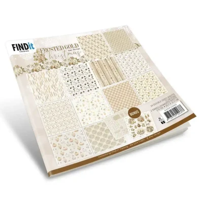 Afbeelding van Paperpack Amy Design Frosted Gold Christmas