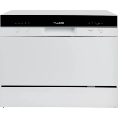 Afbeelding van Tomado TDW5501W Mini vaatwasser Vrijstaand 6 couverts 5 programma&quot;;s Wit